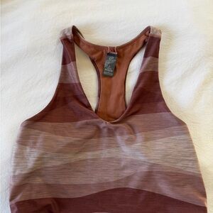 Prana Striped Racerback Tank Top